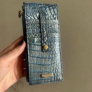 BRAHMIN wallet blue used once